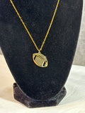 Football Pendant Necklace